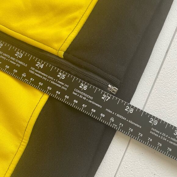 Southpole Men's Sz XL Black Yellow Full Zip Hoodie Pockets Drawstring Sweatshirt - Picture 12 of 12